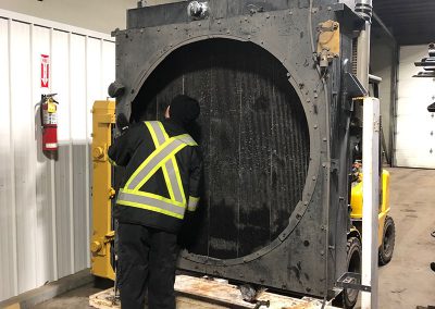 Inspecting Radiator Unit